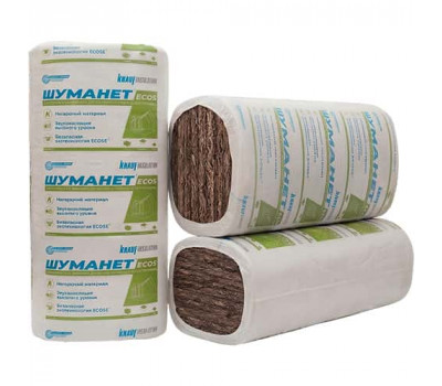 Шуманет-ECO S звукопоглощающие плиты 1200х600х50мм в упаковке: 10шт. 7,2м²