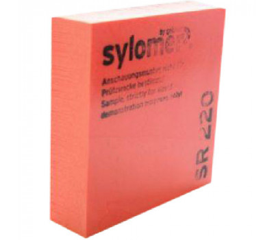 Sylomer SR 220 красный 1200х1500х12,5 мм (1,8м²) полиуретановый эластомер для виброизоляции