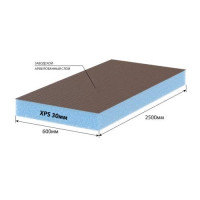 ДЛ 30 XPS односторонняя 2500x600x30