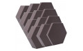 Echoton HEXAGON 210x210мм (толщина в комплекте 20,40,60мм) акустический поролон Echoton HEXAGON 210x210мм (толщина в комплекте 20,40,60мм) акустический поролон