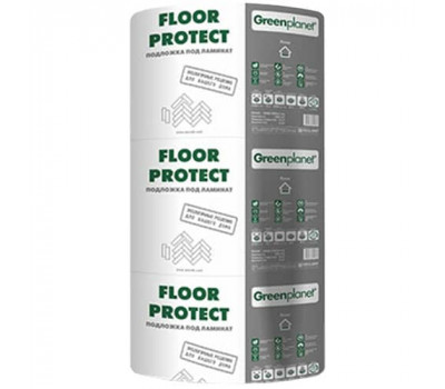 Greenplanet Floor Protect 5000x1000x3мм (5м²) подложка звукоизоляционная